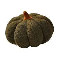 Magideal - Cojín De Calabaza Conveniente Decorativo Duradero Para Cumpleaños Fiesta De Halloween , 20Cm Verde