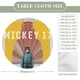 thumbnail image 2 of Mickey 17-theme Fitted Round Tablecloths Elastic Edged Table Covers Waterproof Table Cloth for Kitchen Holiday Party Tables Decor 150cm, 2 of 6