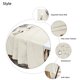 thumbnail image 3 of Mantel impermeable de lino JSFLY 137 cm × 218 cm color beige, 3 of 7