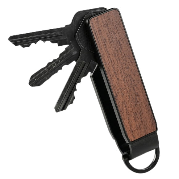 Organizador de llaves CAXGEK de aluminio y madera