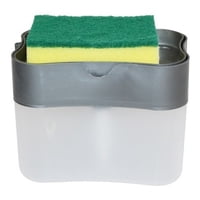 Genérico - Dispensador De Lavalozas Manual Con Esponja Con Recipiente