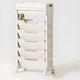 thumbnail image 3 of Librero estante infantil 5 niveles 78,5x14,5x40cm blanco, 3 of 3