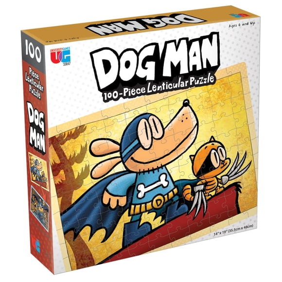 Puzzle University Games Dog Man Adventures, 100 piezas