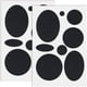 thumbnail image 1 of Kit de parches de reparación para chaqueta acolchada Pndeyo, 16 unidades, nailon negro, 1 of 7