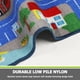 thumbnail image 4 of Alfombra infantil Capslpad, azul, para coche, carretera, 160 x 100 cm, lavable, 4 of 6