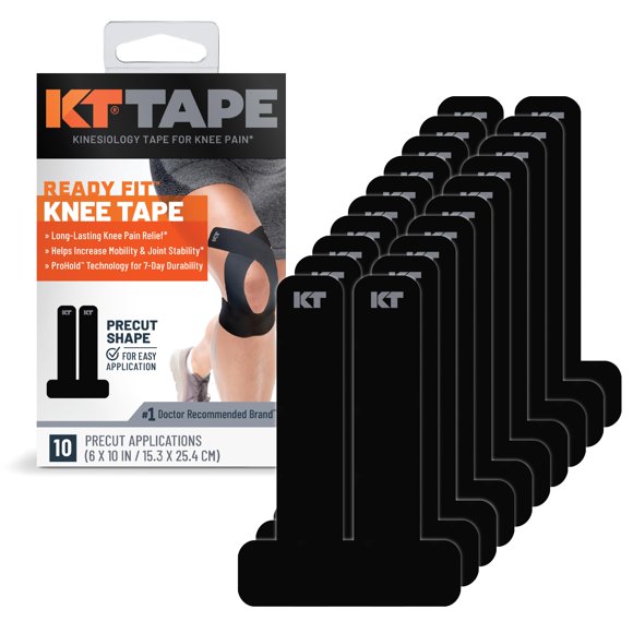 Cinta para rodilla KT Tape Pro Ready - 10 tiras
