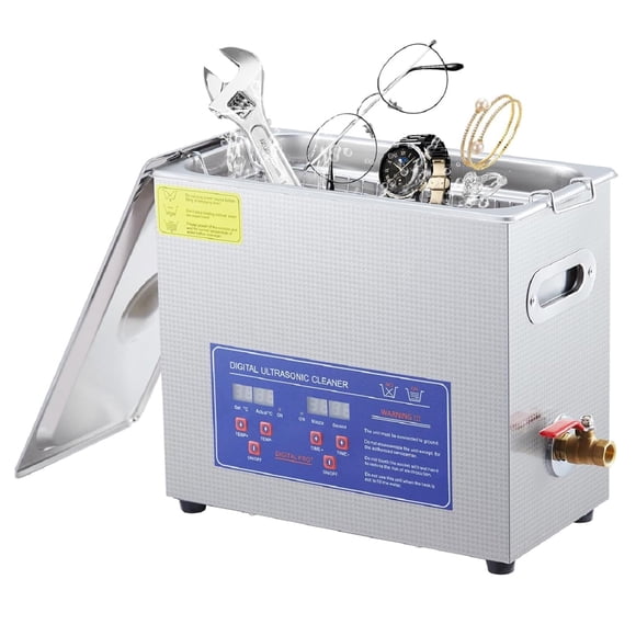 Limpiador ultrasónico EliteEdge 6,5 L 180 W 40 kHz con calefacción