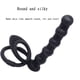 thumbnail image 2 of 1pc Silicone Strap On Penis Butt Plug, Anal Beads With Cock Ring, Delay Ejaculation Anus Plug Adult Massager Double Penetration Dildo Massager Anal Sex Toys For Male Man Women Couples, 2 of 2