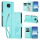 thumbnail image 2 of Funda Cartera Trébol para Xiaomi Redmi Note 9S 4G con Ranuras Tarjetas y Carga Inalámbrica Verde menta, 2 of 6