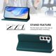 thumbnail image 3 of Funda Billetera con Soporte para Samsung Galaxy S21 FE 5G Bloqueo RFID Plegable Verde oscuro, 3 of 6