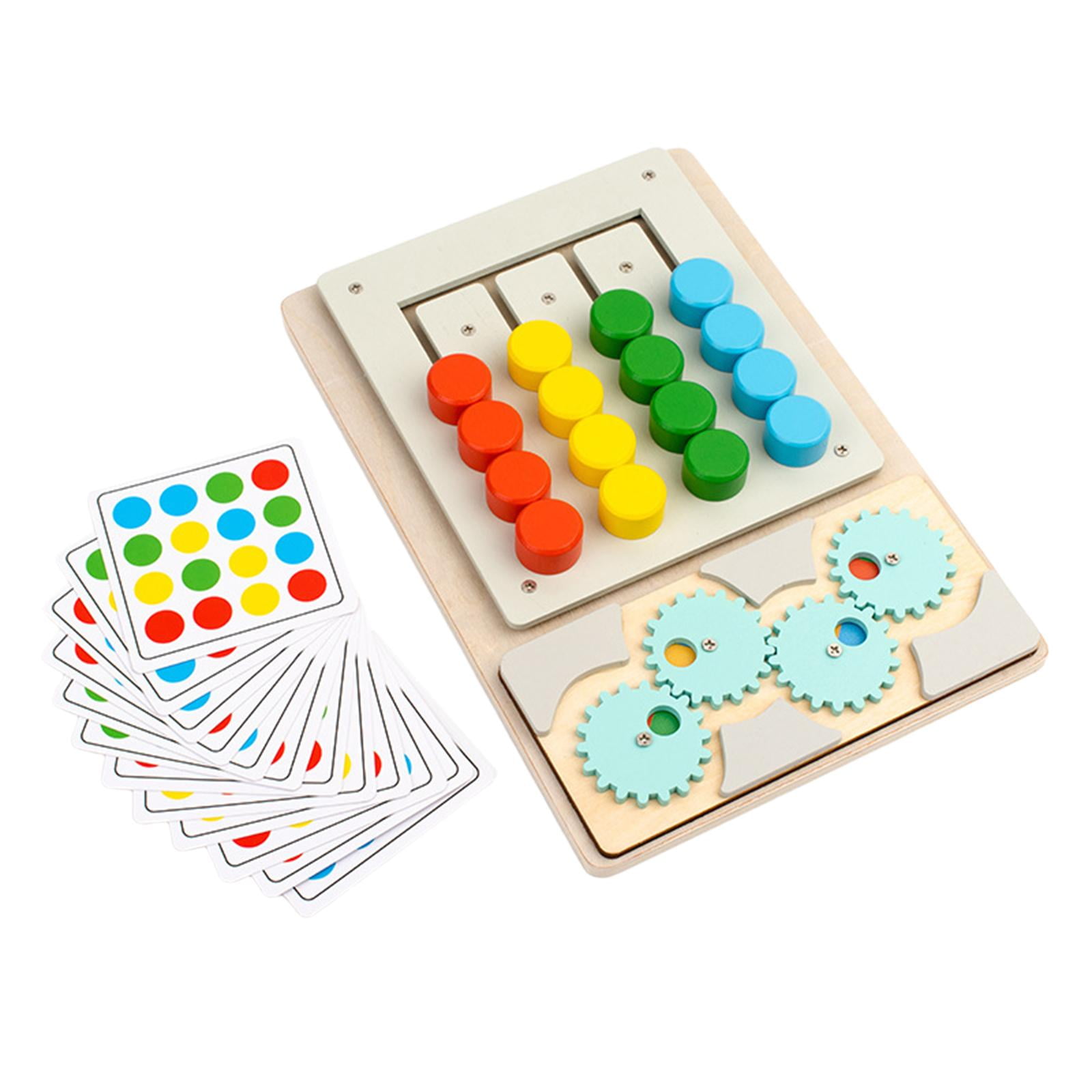 Bothyi - Juguete De Madera Para Combinar Colores Juego De Lógica Preescolar Para Regalo De Cumpleaños Fiesta Infantil