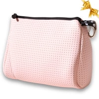 Bolsa De Maquillaje Popups, Grande, Bonita, De Neopreno Rosa, Impermeable