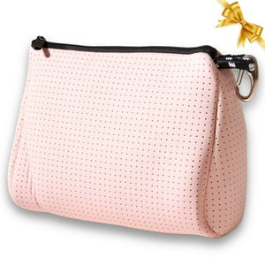 Bolsa De Maquillaje Popups, Grande, Bonita, De Neopreno Rosa, Impermeable