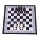 thumbnail image 2 of Juego De Tablero De Ajedrez Internacional De 32 Piezas, Tablero De Ajedrez Magnético Plegable, Juguete De Regalo M, Negro, Blanco, 2 of 5