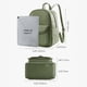 thumbnail image 3 of Ecosusi Mini Mochila Evelina de Papel Lavable Ecológico 11" Verde Olivo, 3 of 8