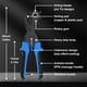thumbnail image 5 of Juego completo de perforadoras de cuero Diyife Professional, color azul, 5 of 7