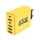 thumbnail image 1 of Cargador Múltiple 65w Carga Rapida Usb+pd (tipo-c) 6 Puertos, 1 of 4