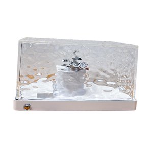 Ioensy - Luces Giratorias De Ondulación De Agua, Lámpara De Luz Nocturna De Cristal Para Dormitorio Con Control Táctil