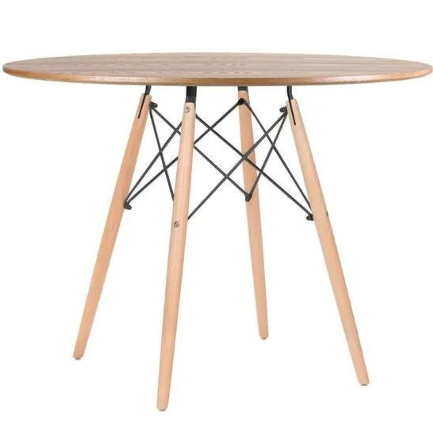 Pandalino - Mesa Redonda Shanna 120cm: Estilo Contemporáneo Para Tu Comedor Cafe 120cm