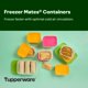 thumbnail image 2 of Juego de 8 Recipientes Tupperware para Almacenamiento de Alimentos, Libre de BPA y Apto para Lavavajillas, 2 of 7