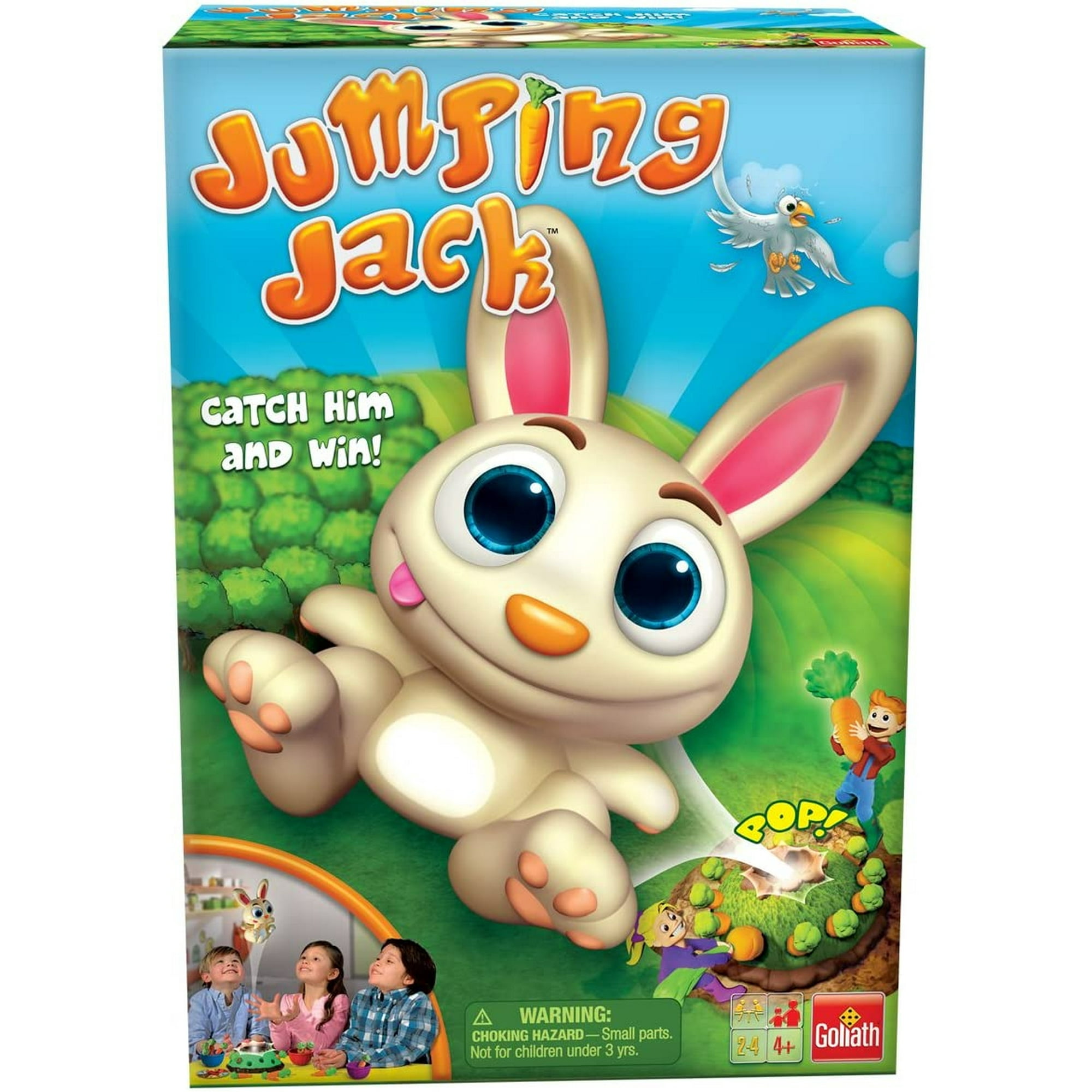 Goliath - Juego Jumping Jack Conejito Saltarín Para 2 A 4 Jugadores