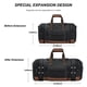 thumbnail image 4 of Bolsa de lona Litvyak, 50 litros, de lona, para viajes y gimnasio, color negro, 4 of 7