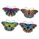thumbnail image 3 of 4 Piezas De Adornos De Pared De Mariposa De Hierro Para Bodas, Cafeterías, Patios, Vallas, Estilo B, 3 of 5
