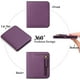 thumbnail image 4 of Cartera Mujer Pequeño Con Rfid Bloquea Mini Monedero Bifold Para Tarjetas Billetera De Piel Plegable Con Bolsillo Tarjetero Minimalista Con Ventana De Identificación Para Chica Mujer, 4 of 5