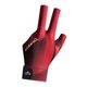 thumbnail image 3 of Guantes De Tres Dedos Guantes De Billar Mano Izquierda Práctica Guantes De Dedos Separados Negro Rojo, 3 of 5