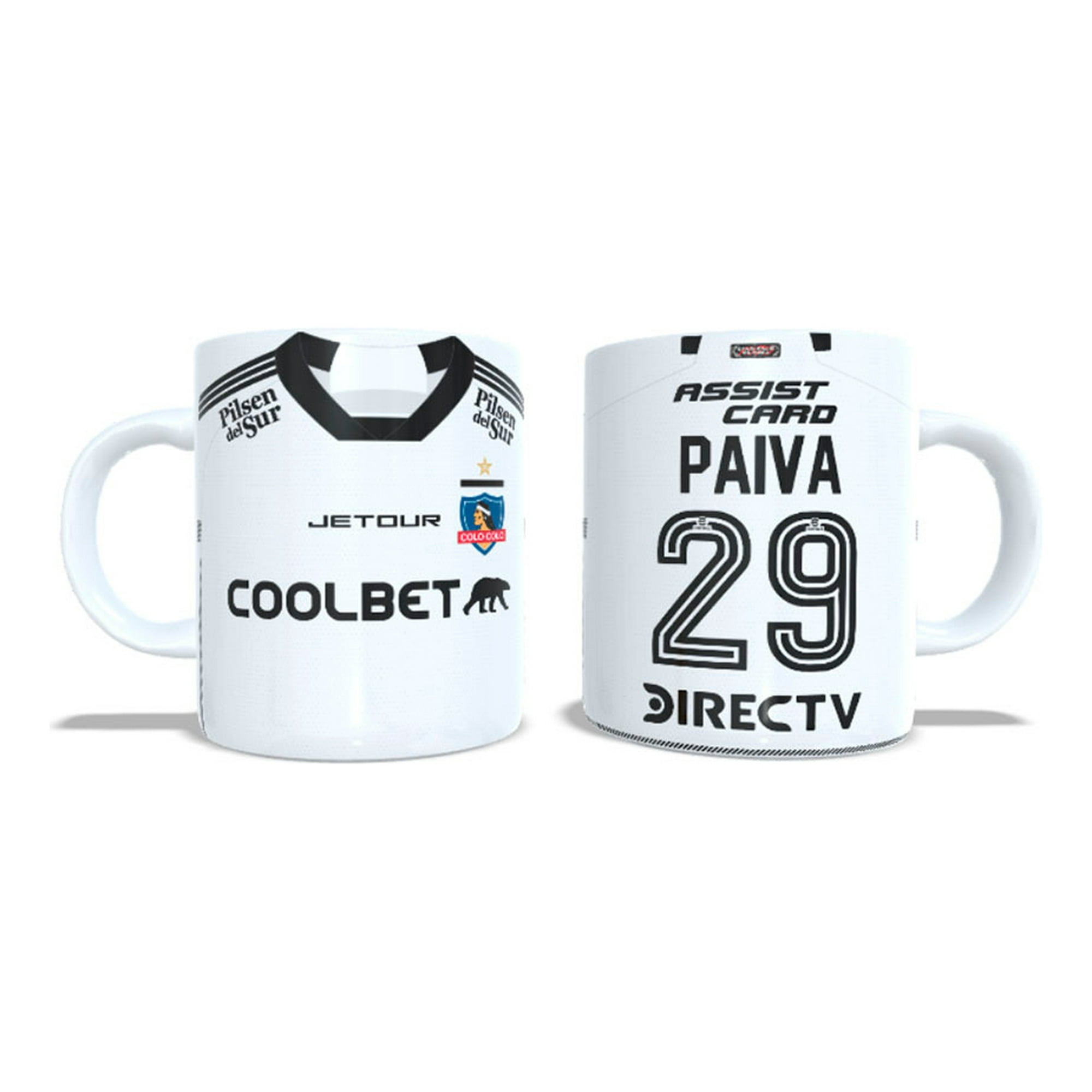 Arumistorechile - Tazon Taza + Porta Vaso Colocolo 2024 - Guillermo Paiva