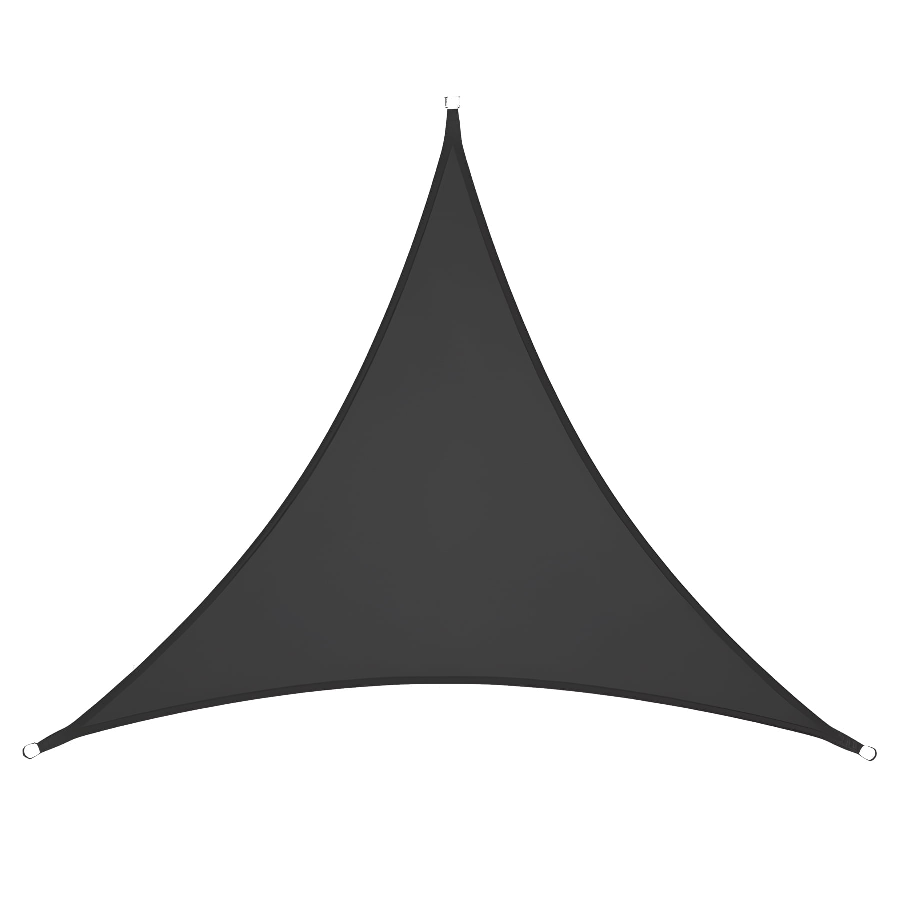 Toldo Vela Triangular Color Marengo Miglu + Kit De Instalación