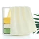 thumbnail image 3 of Xiao Hua Toalla de Baño Gruesa de Color Sólido para el Hogar, Lavar la Cara, Suave y Absorbente, Terciopelo Largo, Algodón Puro, Blanco Leche, Juego de 4 Piezas, 13.8 x 29.5 in, 3 of 4