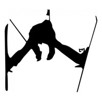 Rienda Libre Graphics - Decomural Ski Jump Extreme Sports Ws-15933