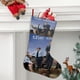 thumbnail image 2 of The Office TV Tema: Calcetines de Navidad, fino lino blanco para colgar en escaleras y chimenea, decoración navideña para el hogar, regalo de Navidad.54cm×38cm, 2 of 5