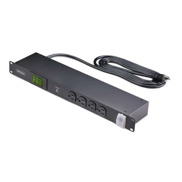 PDU StarTech.com 1U con Medición y 16 Tomacorrientes con Protección contra Sobretensiones