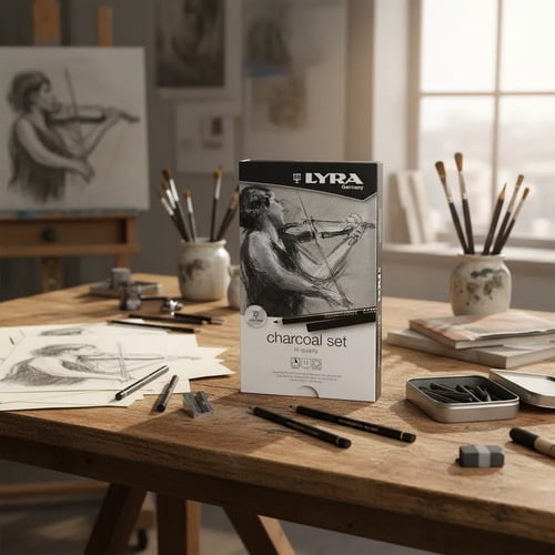 Set Lyra Charcoal 12 Piezas