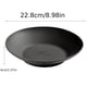 thumbnail image 3 of 6 Pcs 9 Inch Wheat Straw Tray, Lightweight Plastic Dish Cutlery Unbreakable Reusable Dishwasher Microwave Kitchen Cutlery Deep Dinner Plate, Reusable Wheat Straw Dinnerware, Plastic Plates Alternative, 3 of 4