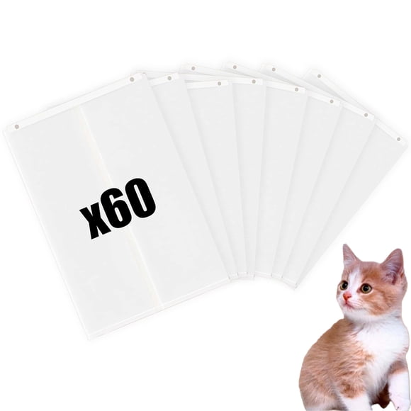 Forros para cajas de arena para gatos Luxrise para mascotas Snowy SNOW+, 60 unidades
