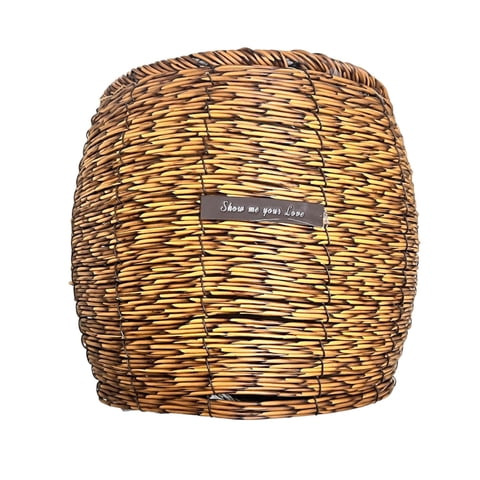 Oem - Cesto Macetero Canasto Organizador Tejido Grande Mimbre