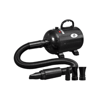 Importclick - Secadora Perro Gato 2800 Watt Negro Dlx
