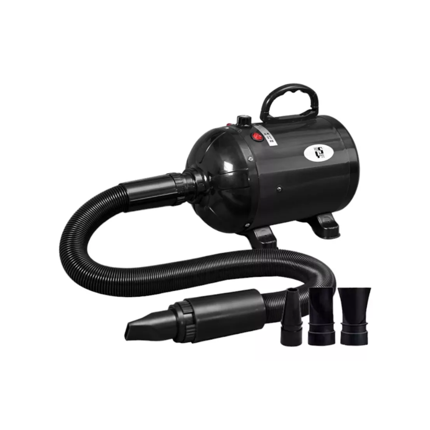 Importclick - Secadora Perro Gato 2800 Watt Negro Dlx