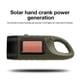 thumbnail image 2 of Never Run Out of Light: Hand Crank and Solar Powered LED Flashlight for Fishing, Boating, and Hiking, 2 of 4