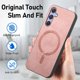 thumbnail image 2 of Magnetic Slim Case for Samsung Galaxy A54 with Camera Guard & Anti-Scratch Back Pink, 2 of 6