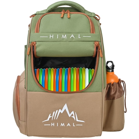 Bolsa de Disc Golf Himal Outdoors 22+ Discos Verde