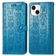thumbnail image 1 of Funda Cartera FOXDOCK para iPhone 14 Plus , Flip PU con Relieve de Gatos y Perros, Tarjetero y Soporte, 1 of 6
