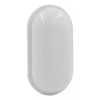 Click Ventas - Lampara Aplique De Techo Pared Vapoleta Ovalada Blanco