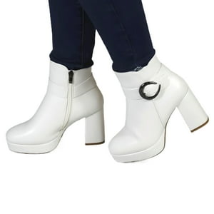 Megabazar Spa - Botin De Mujer 62 Yassne Blanco