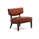 thumbnail image 1 of Poltrona Rosen A-550 Madera Cuero Terracota, 1 of 8
