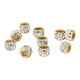 thumbnail image 4 of 10 Piezas De Cuentas Espaciadoras Europeas, Pulsera De Diamantes De Imitación, Accesorios De Joyería, Color Blanco, 4 of 5