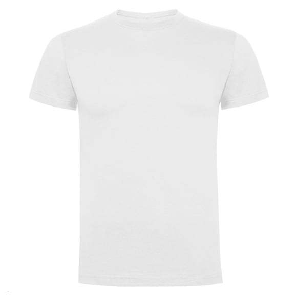 Polera Blanca Básica Hombre 100% algodón S-3XL